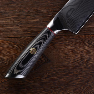 มีดเชฟเหล็กกล้าจากญี่ปุ่นมีดทำครัวด้ามไม้ - Product Image 5