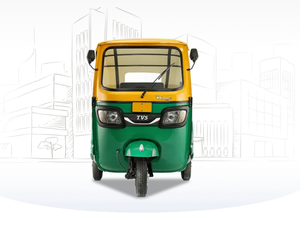 Tricycle de transport T V S KING DURAMAX bien assemblé, populaire en Inde, pour les vendeurs ambulants - Product Image 4