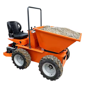 Mini-bétonnière autochargeante sur chenilles, à essence, avec système de mélange hydraulique pour la construction - Product Image 3