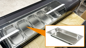 Vitrina Refrigerada Comercial para Sushi de 54 Pulgadas con 5 Bandejas y LED - Product Image 6