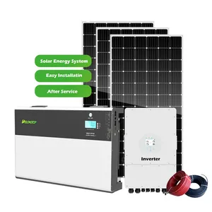 Potência de parede 5kw 10kw 15kwh 24v 48v 100ah 150ah 200ah lifepo4 bateria de íon de lítio 10kwh armazenamento de energia solar