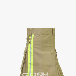 Kilt utilitario de bombero con tiras reflectantes de alta visibilidad y bolsillos funcionales para mayor seguridad y comodidad - Product Image 3