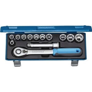 ชุดประแจบล็อก GEDORE 13 ชิ้น ขนาด 1/2 นิ้ว รุ่น 19 KMU-20 60 ฟัน 6 จุด ขนาด 10-24 มม. - Product Image 1