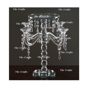 Advantageous Design <b>Candelabra</b> In Acrylic Centerpiece <b>Candelabra</b> With Crystal Chains For Wedding Event Decor - Product Image 2