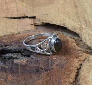 Anillo de Plata de Ley 925 con Labradorita, Regalo para Ella - Product Image 3