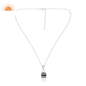 High Quality 925 Sterling <b>Silver</b> Doublet Black Onyx Pendant Necklace <b>for</b> Women Custom <b>Jewelry</b> Manufacturer - Product Image 4