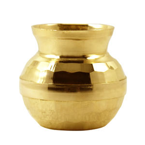 Lota สำหรับตกแต่ง pooja lota วัสดุเกรดทำจากทองเหลืองอุปกรณ์ตกแต่งดีไซน์ทันสมัย - Product Image 2
