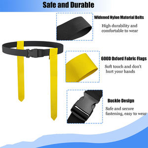Cheap Adult Sports Adjustable Training Soccer Football <b>Flags</b> with Team Logo Digital Printed Belt <b>Flag</b> for Youths Adults - Product Image 3