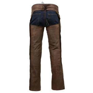 Fabriqué sur mesure avec votre propre design Chaps en cuir confortables et légers Chaps en cuir unisexe au meilleur design Vente en gros - Product Image 3