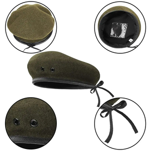 Oem High Quality Low Price Fashion Outdoor Adjustable Size <b>Wool</b> <b>Berets</b> Customizable <b>Beret</b> - Product Image 3