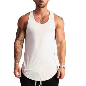 Recién llegado, ropa deportiva personalizada, verano, poliéster, absorbe la humedad, espalda, músculo, Fitness, gimnasio, hombres, camiseta sin mangas - Product Image 1