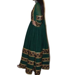 ชุดเดรสยาวคลุมข้อเท้า แขนยาว สไตล์ชนเผ่าอัฟกานิคูชี บันจารา คุณภาพเยี่ยม ลำลอง ทันสมัย ขายดี เหมาะสำหรับงานแต่งงาน - Product Image 4