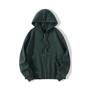 Sweatshirts à logo personnalisé pour hommes et femmes Sweatshirts à capuche unisexes unis à sublimation avec un design luxueux à fermeture éclair 100% coton - Product Image 6