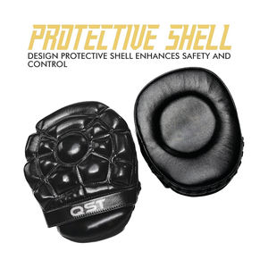 QST Design ergonomique Punch Focus Pads en cuir véritable pour l'entraînement au kickboxing et les coussinets d'entraînement Personnaliser le service OEM - Product Image 2