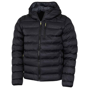 Blouson matelassé d'hiver pour homme POWER PUNCH HB-352, coupe-vent léger, imperméable, à capuche, réversible, col montant. - Product Image 2