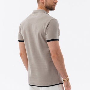 Polo à manches courtes décontracté d'été de haute qualité pour homme, haut de loisirs en tricot respirant avec logo personnalisé et motif imprimé - Product Image 2