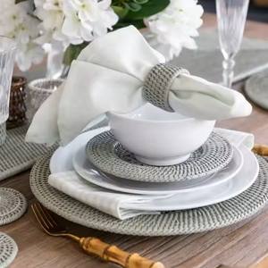 Mantel Individual de Ratán Estilo Bohemio 2025, Ecológico, Tejido a Mano, Personalizable, Hecho en Vietnam, Superventas - Product Image 5