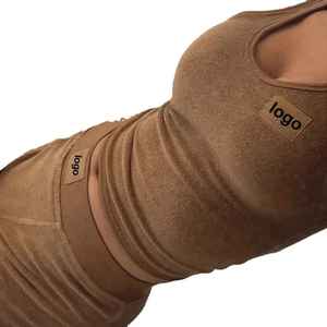 Conjunto de 2 Piezas para Mujer, Suéter Holgado de Manga Larga con Bordado, 100% Algodón, Transpirable y Cómodo, Pantalones Cortos - Product Image 6