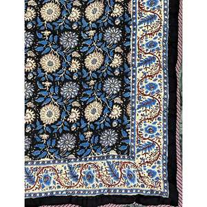 Edredón Individual de Algodón con Estampado Tradicional Hecho a Mano, Diseño Kantha con Parches Florales Hechos a Mano para Uso Doméstico en Verano e Invierno - Product Image 2