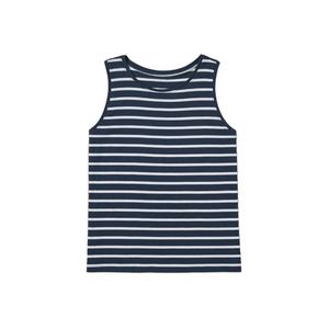 Meilleure qualité femmes sans manches débardeur décontracté rayé col rond coton polyester vêtements d'été logo personnalisé en gros dames gilet - Product Image 4