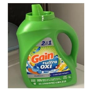Gain น้ำยาซักผ้าสูตร2 in 1 ULTRA oxi แบบ2 in 1 184กลิ่นน้ำตกดีฟล็อกซ์128โหลดขายดี - Product Image 1