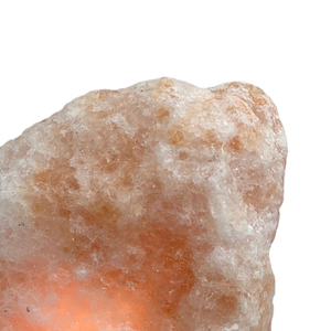 Lampe USB au sel de l'Himalaya Veilleuse de bureau Crystal Rock Lampe rose naturelle pour la guérison et la décoration - Product Image 5