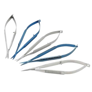 Ciseaux microscopiques Castroviejo, ciseaux orthopédiques pour tenotomie, ciseaux manuels pour microchirurgie ophtalmique, acier inoxydable, précision chirurgicale - Product Image 1