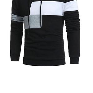 100% coton couleur nouvelle mode en gros surdimensionné meilleure bonne qualité faites votre propre logo pour les sweats à capuche pour hommes fermeture éclair complète, rue - Product Image 5