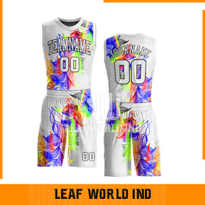 Ensemble maillot et short de basket-ball pour jeunes vêtements d'équipe uniforme de basket-ball par sublimation à bas prix - Product Image 5