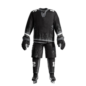Uniforme de hockey sur glace respirant confortable à bas prix/Hockey sur glace professionnel de qualité professionnelle en gros - Product Image 1