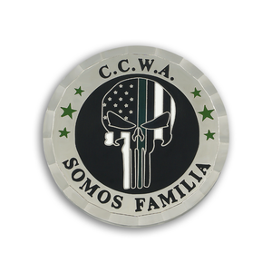 Moneda Conmemorativa de la Asociación de Trabajadores Correccionales Chicano (CCWA) - Coleccionable de Esmalte - Product Image 2