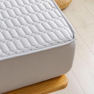 Anti-Slip Printed Mahjong Mat Waterproof Breathable Soft Cotton Luxury <b>Bed</b> <b>Mattress</b> Protector King Size - Product Image 5