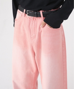 Jeans ample à jambe large en denim rétro pour homme, style streetwear, 100% coton respirant, lavé, taille plus - Product Image 4