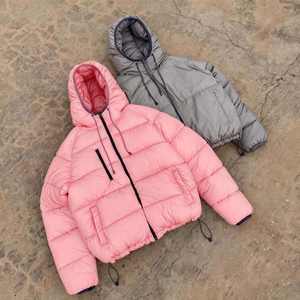 Mens Quilted Bubble Puffer Jacket Winter OEM ODM Factory Waterproof Windproof Reversible Hooded Warm Insulated Coat Custom - Product Image 4