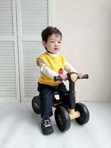 Trottinette d'équilibre sans pédales à quatre roues pour enfants, pour les tout-petits de 1 à 3 ans, trottinette d'apprentissage pour bébé - Product Image 5