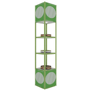 促销 4 层方形圆形折叠展示架可伸缩旋转塔 - Product Image 4