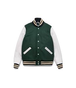 Chaqueta universitaria de lana con logotipo personalizado de calidad superior para hombre, tipo de cierre, bolsillos con botones, chaqueta Bomber de béisbol universitaria Letterman - Product Image 3