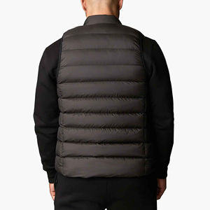 Gilet matelassé décontracté pour homme, personnalisable OEM, collection automne-hiver 2025, respirant, écologique, séchage rapide, sans manches, couleurs et tailles personnalisables - Product Image 2