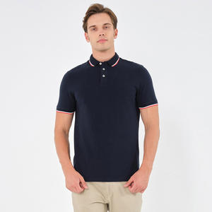 Polos para hombre, venta al por mayor de algodón, camisetas deportivas para gimnasio, Polo de marca de talla grande, Polo informal de negocios para hombre - Product Image 1
