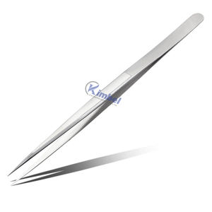 Pinzas de extensión de pestañas de manicura de etiqueta privada, pinzas de pestañas postizas rectas tipo A - Product Image 2