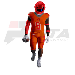 Conjunto de camiseta y pantalones de fútbol americano de alta calidad para hombres Kit de uniforme de equipo personalizado Uniforme de fútbol americano juvenil - Product Image 2