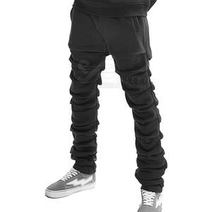 Pantalón de chándal apilado superventas personalizado Moq bajo diseño de logotipo profesional pantalón de chándal apilado - Product Image 5