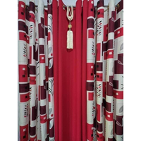 Nuevos Diseños, Cortinas de Ventana con Tamaños Personalizados, Elegante Patrón Floral, Juego de 3 Piezas, Textiles para el Hogar, Cortinas para Sala de Estar y Hotel