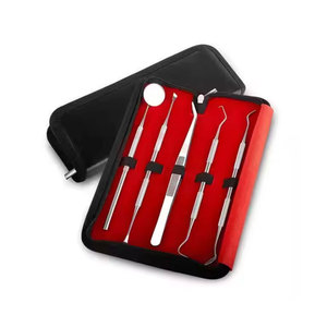 <b>Mirror</b> 2025 Tweezer Dental Tool Set For Student And Professional Use Dental Examination Set - Product Image 1