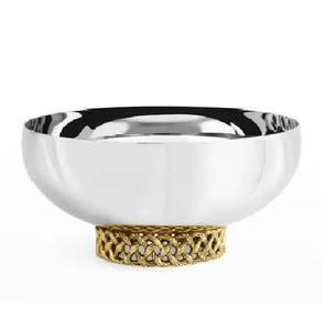 Frutero decorativo moderno elegante con base de mármol, cuenco de lujo decorativo dorado para servir, cuenco indio para servir frutas de diseñador barato - Product Image 5