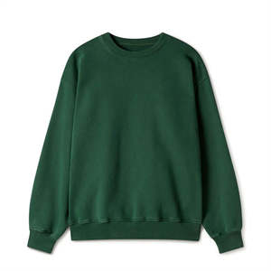 เสื้อกันหนาวคอกลมผ้าฝ้าย100% สำหรับผู้ชายวินเทจสไตล์สตรีทแวร์เสื้อกันหนาวว่างเปล่าไซส์ใหญ่พิเศษโลโก้ออกแบบได้ตามต้องการ - Product Image 4