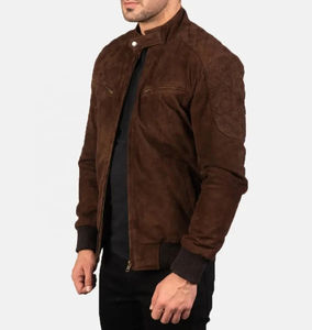 Chaqueta Bomber Ligera y Ajustada para Hombre, Tendencia Top, Superventas, Informal, de Vuelo, Invierno, al por Mayor, de Cuero, Lona, Estilo Urbano - Product Image 3