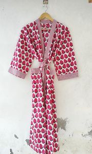 Women's Cotton Printed Kimono Robes Casual Dressing Gown for Beach Wear Perfect Bridesmaid Robes Gift for Her - Product Image 6