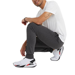 Pantalones de chándal de algodón transpirable de alta calidad para hombre, pantalones con logotipo personalizado para gimnasio, Jogging para hombre, bolsillos con cremallera, Jogger cómodo - Product Image 3