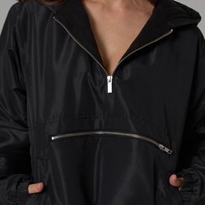 เสื้อแจ็กเก็ตแขนยาวเปิดไหล่สองชั้นเสื้อร่มชูชีพเสื้อแจ็คเก็ตสตรีทแวร์แบบลำลองและเป็นมิตรกับสิ่งแวดล้อม - Product Image 4